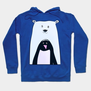 Penguin and Polar Bear Hoodie